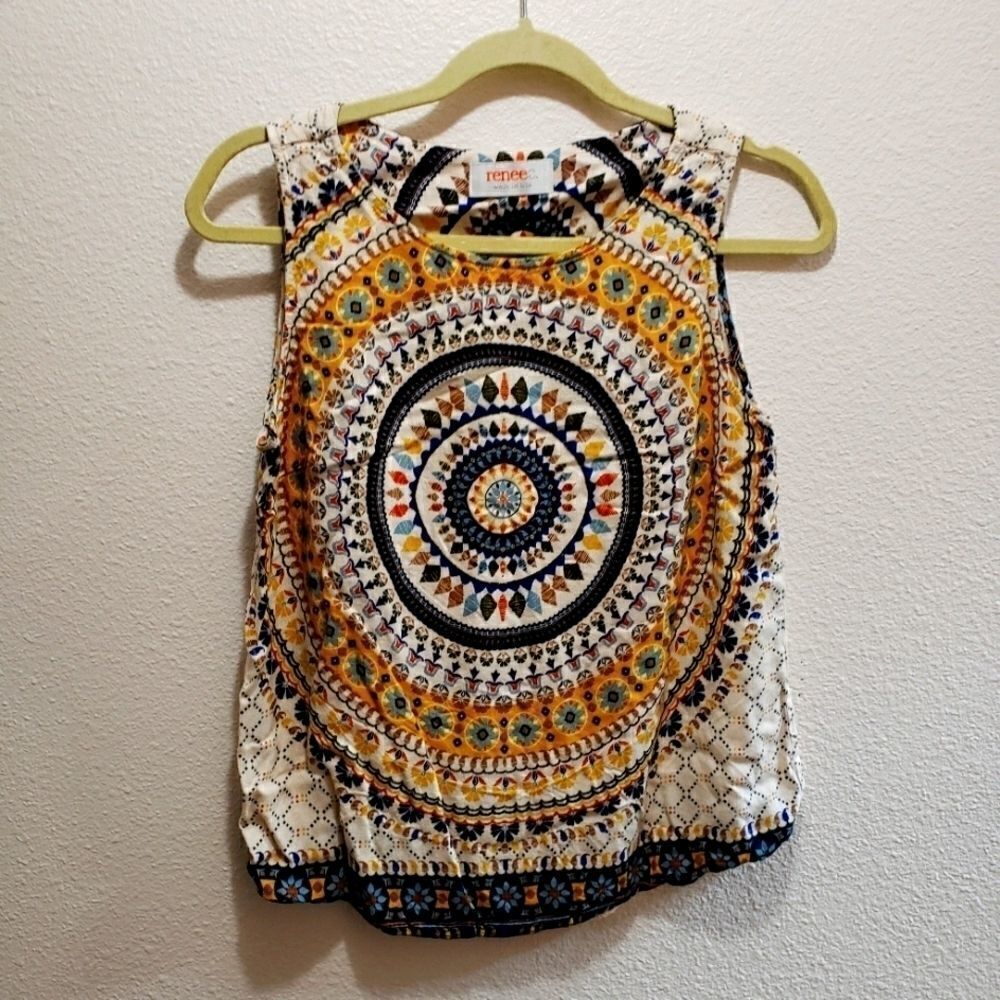 * Renee boho or southwest tank top M